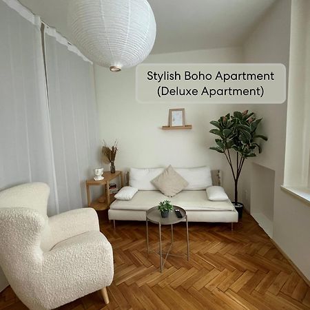 Urban Retreat I Modern Boho Apartments In Lovely Letna District - 10 Minutes From Old Town Praha Eksteriør bilde