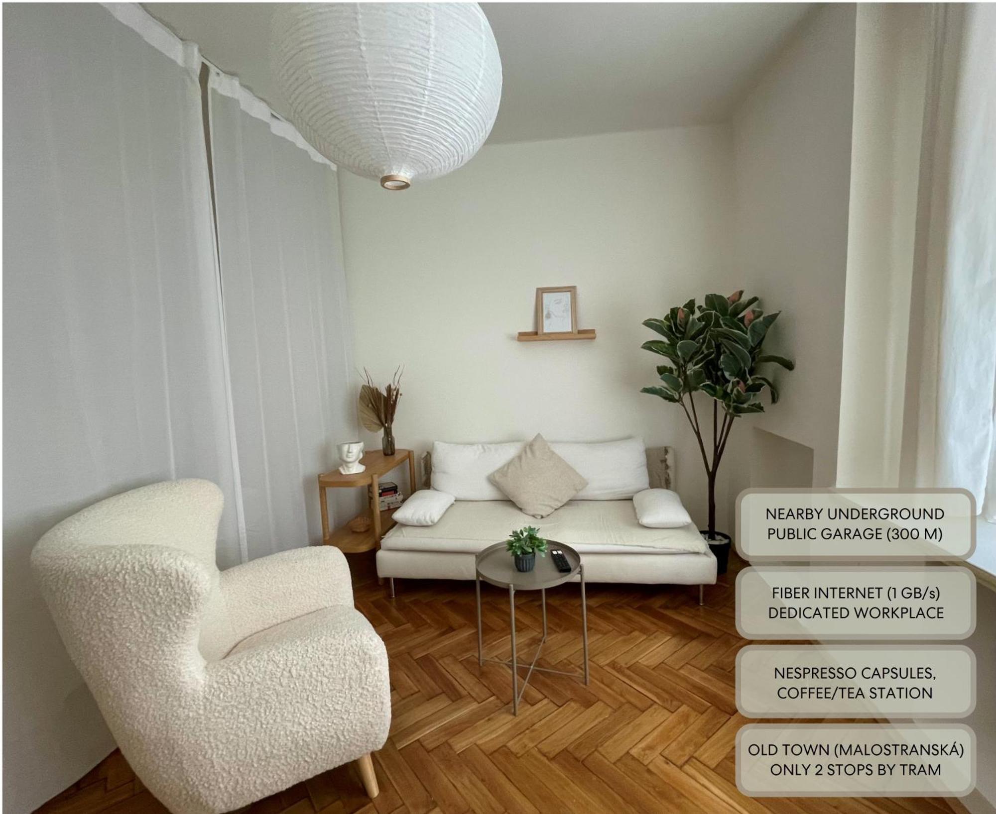 Urban Retreat I Modern Boho Apartments In Lovely Letna District - 10 Minutes From Old Town Praha Eksteriør bilde